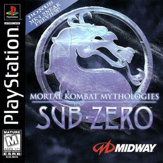 MORTAL KOMBAT MYTHOLOGIES SUB-ZERO [PS1 US : 1 Disc]