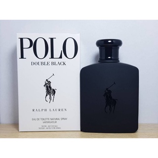 RALPH LAUREN Polo Double Black edt 125ML  กล่องเทสเตอร์(เช็คสต้อคก่อนทำรายการนะคะ)