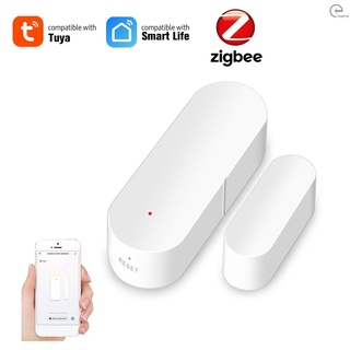 [T&amp;H] Zigbee ระบบเซนเซอร์เตือนภัย แม่เหล็ก เปิดประตู หน้าต่าง ควบคุมด้วยแอป สําหรับหอพัก ออฟฟิศ โรงรถ