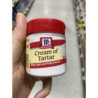 วัตถุเจือปนอาหาร ตรา แม็คคอร์มิค 42 g. Cream Of Tartar ( Food Additive ) McCormick ครีม ออฟ ทาร์ทาร์