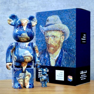 BE@RBRICK 400%+100% VAN GOGH MUSEUM : Self-Portrait with Grey Felt Hat [New]