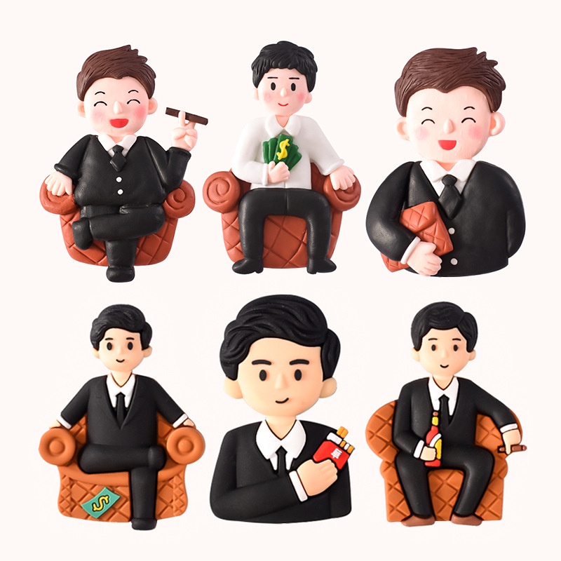 โซฟา พ่อเค้กตกแต่งตกแต่งโซฟาเจ้านายเค้กหมวกด้านบนชายพระเจ้าเค้กวันเกิดชุดโซฟาพ่อเบเกอรี่อุปกรณ์เค้ก