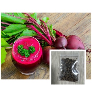 เมล็ดพันธุ์ หัวบีทรูท ดีทรอย (Detroit Dark Red Beet) บรรจุ20 เมล็ด
