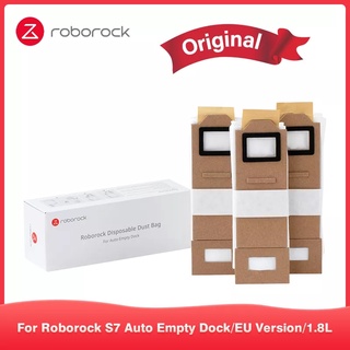 แท้จริง Original Roborock S7 Dust Bag Bracket Holder Dock Filter for Auto Empty Station RockDock Robot Vacuum Cleaner Accessory Parts