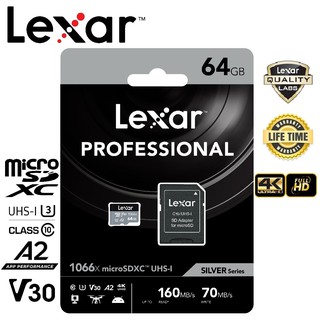 Lexar 64GB Micro SDXC Professional 1066x (160MB/s)