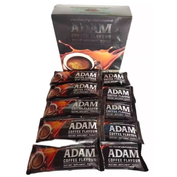 แบ่งขาย กาแฟ ADAM COFFEE 3 ซอง 100