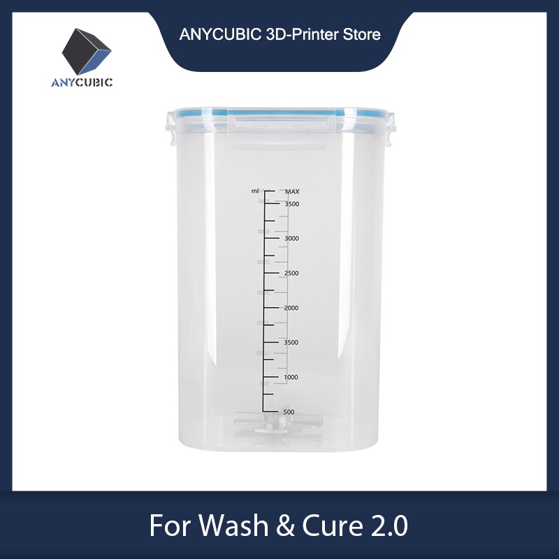 ANYCUBIC 3d Printer Parts Wash & Cure 2.0 Sealed Washing Container 3d