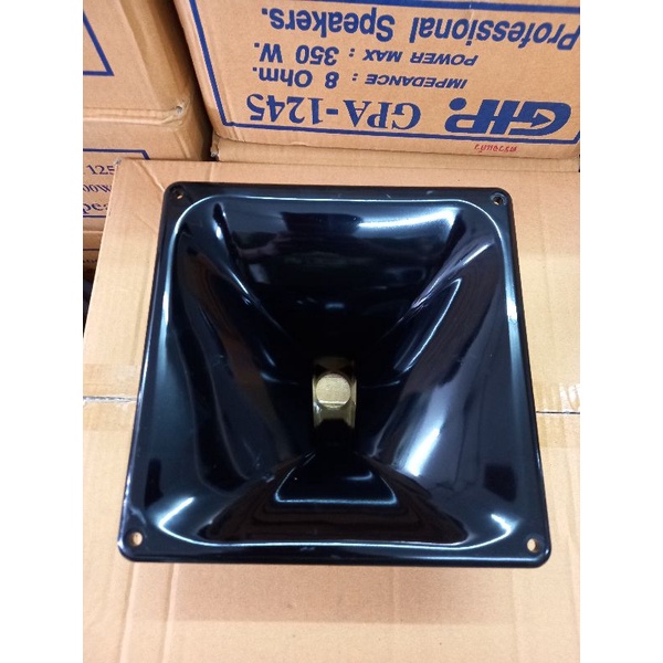ปากเสียงแหลม ขนาด8×8นิ้ว พลาสติก เเบบยึดน๊อต คอ1นิ้ว