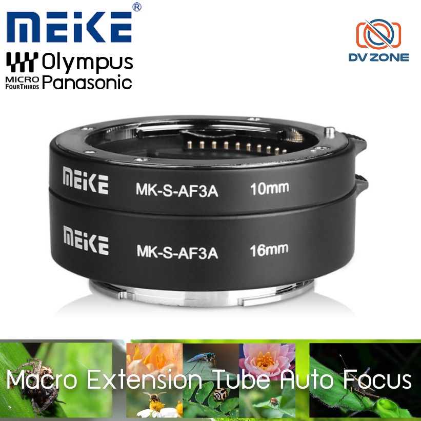 Macro Extension Tube Auto Focus ท่อมาโคร ออโต้โฟกัส สำหรับ Olympus m4/3