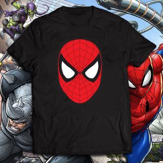 เสื้อยืด พิมพ์ลายการ์ตูน Spiderman Marvel Avengers ตลก สําหรับเด็กผู้ชาย และเด็กผู้หญิง