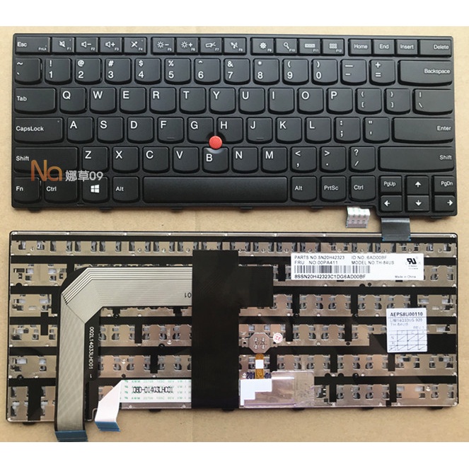 แป้นพิมพ์ Lenovo T470S TP00072B 91A S2 3rdGEN TP00081A 81B T460S