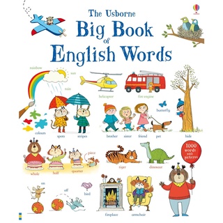 DKTODAY  หนังสือ USBORNE BIG BOOK OF ENGLISH WORDS (AGE 3+)