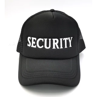 หมวก รปภ หมวกแก๊ปตาข่าย SECURITY