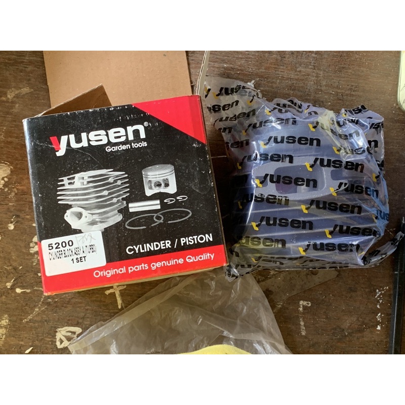 Mesin เสื้อสูบ ASSY / ยี่ห้อ Yusen 5200 Chainsaw Engine Block รับประกันของแท้ 100%