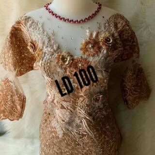 Kebaya Gold Payet9 รองเท้าผ้าใบลําลองสีทอง