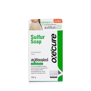 Oxe’cure sulfur Soap 100g (อ๊อกซี เคียว ซัลเฟอร์ โซพ 100 กรัม)