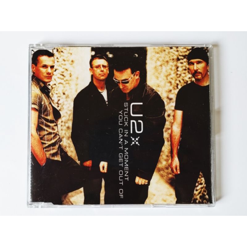 APRIL22 .!! ️U2 : STUCK IN A MOMENT YOU CANT GET OUT OF [ SINGLE CD ]-( % official แท้ UK edition )