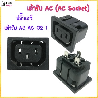 ปลั๊กเอซี เต้ารับ AC AS-02-1 เต้ารับ AC (AC Socket)