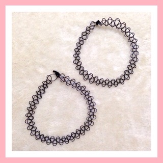 ซื้อคู่ถูกกว่า Tattoo Choker Necklace (สร้อยคอโชคเกอร์สีดำ)