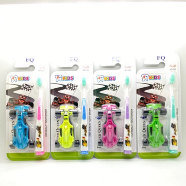Kentoyshop แปรงสีฟันเด็ก FQ & ของเล่นรถแข่งฝึกกล้ามเนื้อมือ