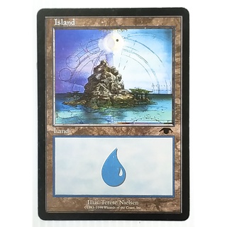 MTG Card Black Core - Vintage Set - Land - Island (Magic: The Gathering - English Proxy Card)