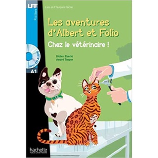 Les aventures dAlbert et Folio: Chez le veterinaire MP3 Audio-audio : 9782011559715 (นำเข้าของแท้100%)