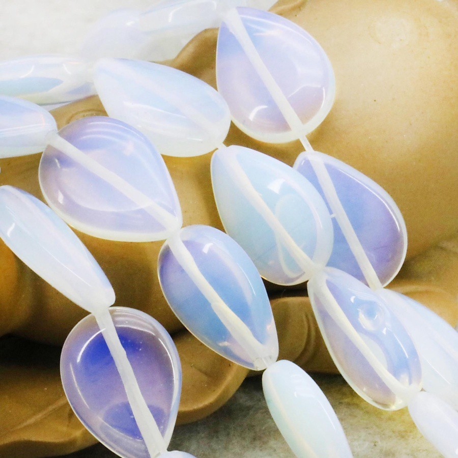 Opalite Water Tears Opal Loose DIY Bead หินหยก Jasper ทําเครื่องประดับ