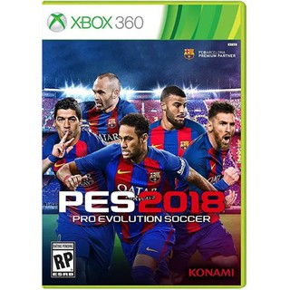 pes2018แผ่นเกมส์ xbox 360สำหรับเครื่องแปลง rgh