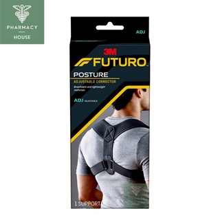 Futuro Posture Adjustable Corrector  อุปกรณ์พยุงไหล่และหลัง สีดำ ปรับกระชับได้