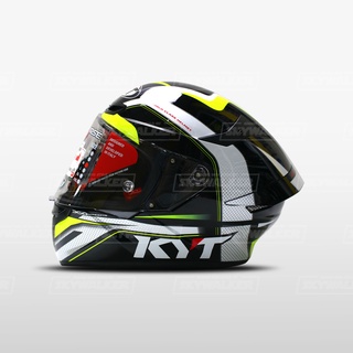 หมวกกันน็อค KYT รุ่น TT-COURSE GRAND PRIX BLACK YELLOW (GLOSSY)