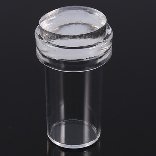 Fairy &amp; Magic Fashionable Transparent Silicone Nail Polish Transfer Stamper Scraper Set Manicure Tool