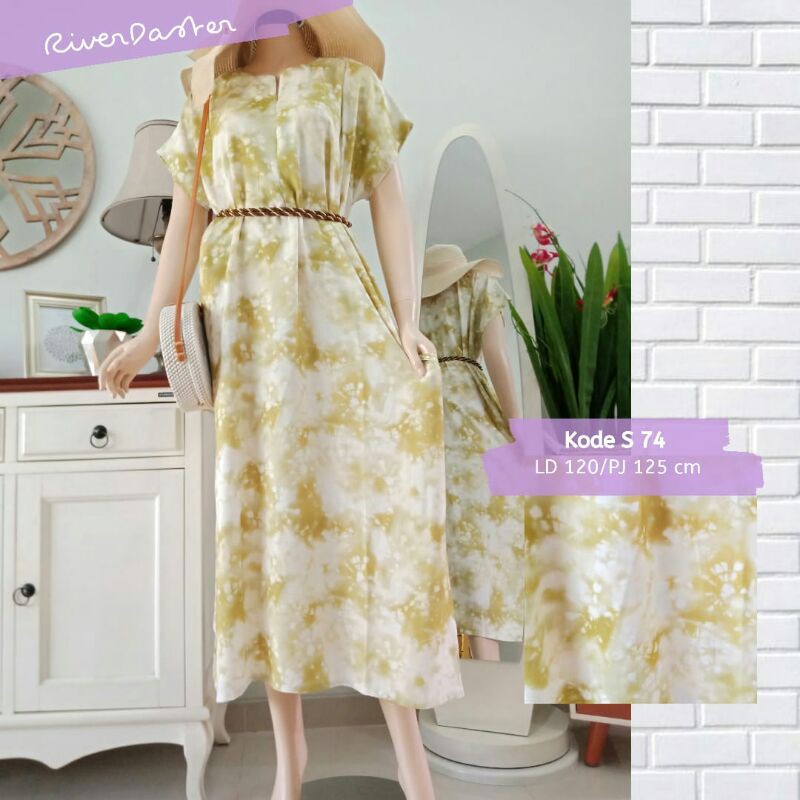 Jannah River Daster S74 dasterviral dasterbranded DasterRayonViscose Convorary Daster riverdasterbat