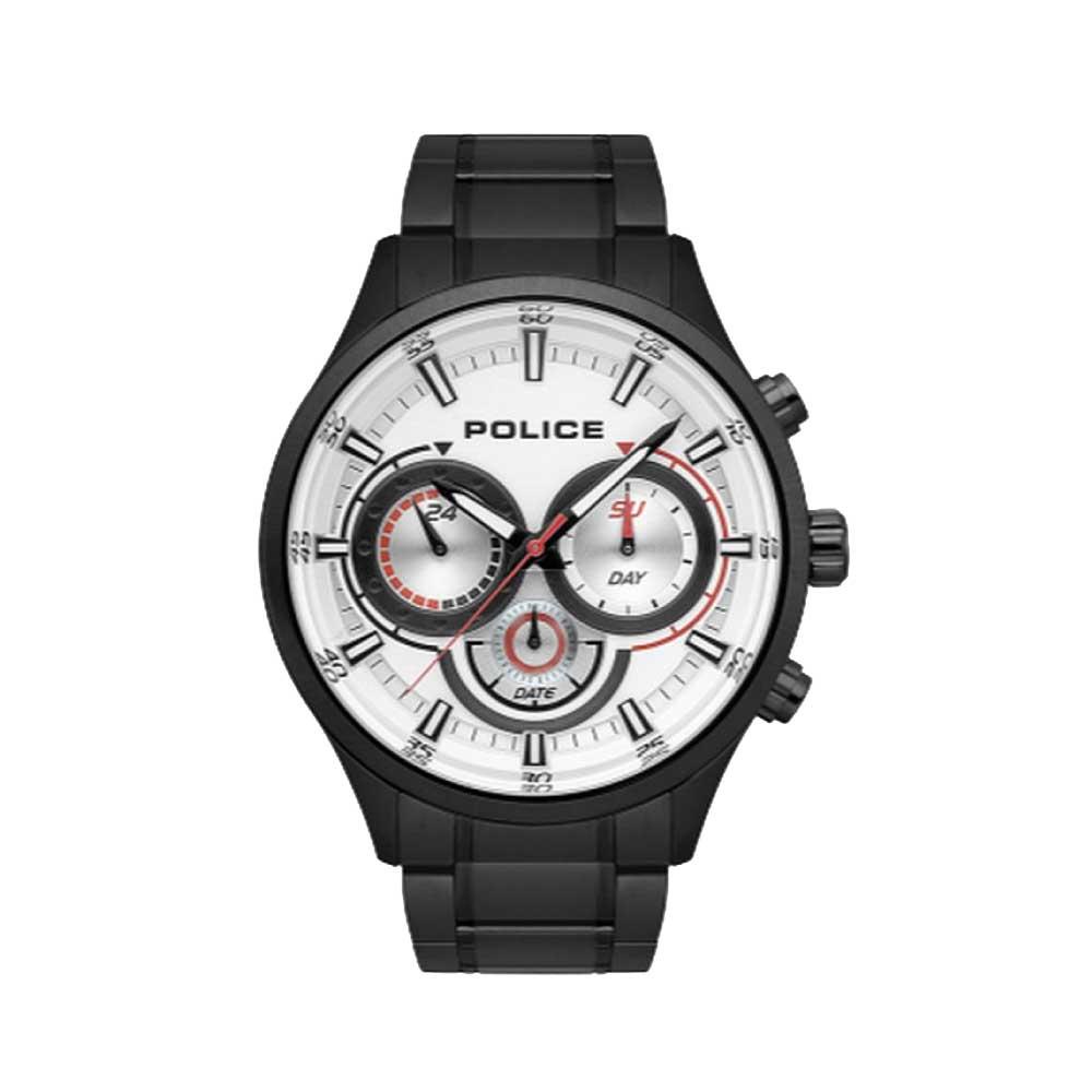 POLICE นาฬิกาข้อมือผู้ชาย Multifunction CONTROLLER black stainless steel watch รุ่น PL-15412JSB/04M