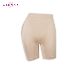 Wienna DY12300 DY12301 ชุดชั้นใน กางเกงใน แพ้นท์กึ่งเสตย์ขาสั้น Super Fine Pants เอวสูง  สีเนื้อ สีดำ