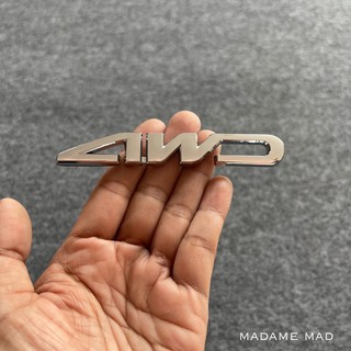 โลโก้ 4WD HONDA JAZZ GD ขนาด 10.5x1.5cm