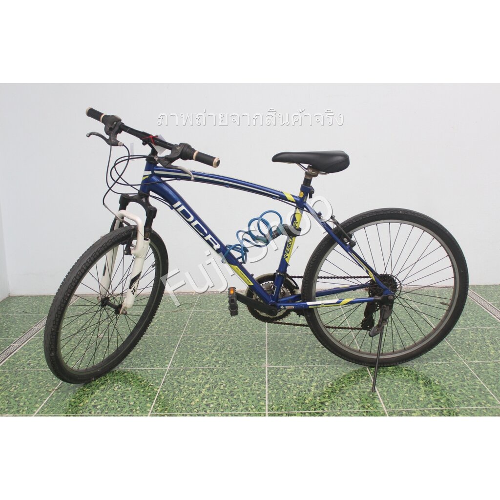 จักรยานเสือภูเขาญี่ปุ่น - ล้อ 26 นิ้ว - มีเกียร์ - มีโช๊ค - IDCR - สีน้ำเงิน [จักรยานมือสอง]