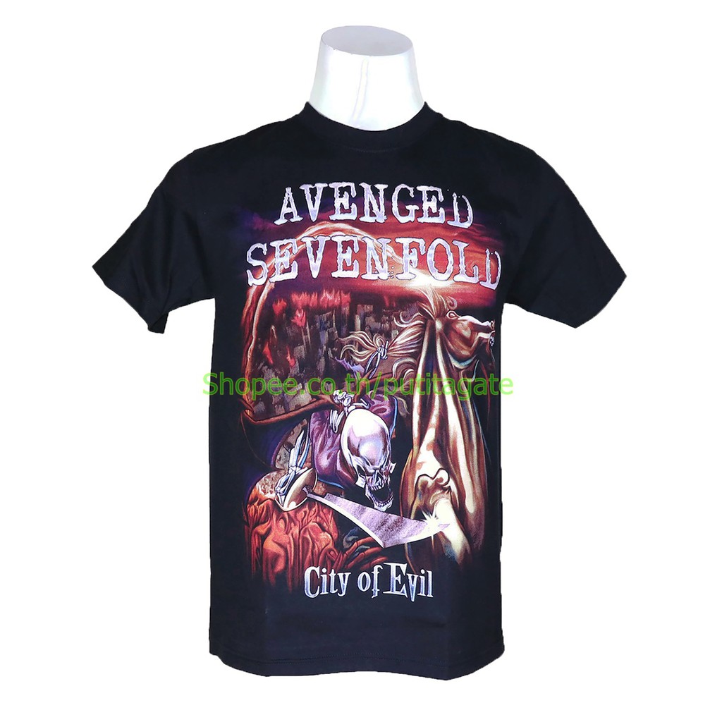 เสื้อวง Avenged Sevenfold เสื้อยืดวงดนตรีร็อค เสื้อวินเทจ อะเว็นจด์เซเวนโฟลด์ A7x A7x1094