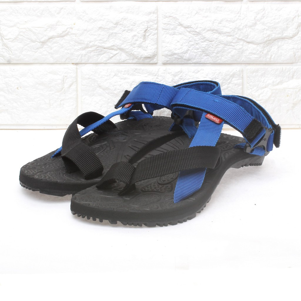 รองเท้าแตะเสือภูเขา Salvo SG02 น้ําเงิน/ดํา