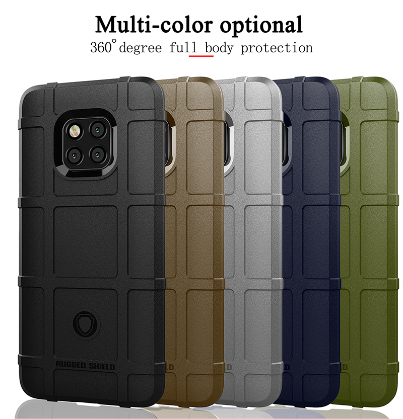 สําหรับ Huawei Mate 20 Mate 20 X Mate 20 Pro Hybrid กันกระแทก Shield Soft Armor ป้องกันเคสโทรศัพท์