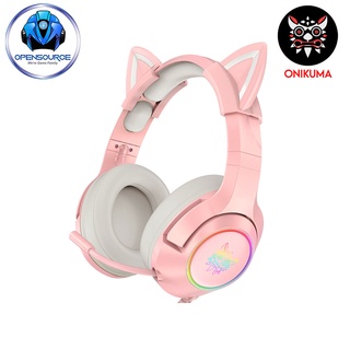 [พร้อมส่ง]Onikuma: หูฟัง แบบมีสาย หูแมว Gaming Headset K9 (Warranty 2Y by GameSir)