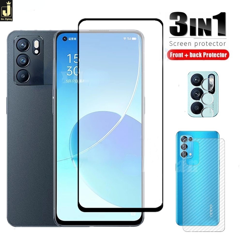3-in-1 Huawei Y7A Y7p Y6p Y5p Y6s Y9s Y8s Y6 Y7 Pro Y9 Prime 2019 2018 9D กระจกนิรภัยเต็มรูปแบบป้องก