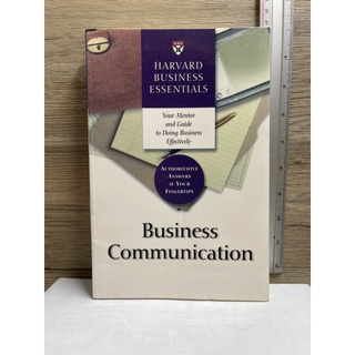 หนังสือ (มือสอง) Business Communication (Harvard Business Essentials) - ‎Harvard Business Review Press