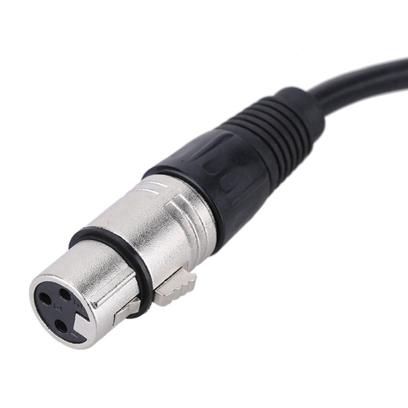 3.5 to XLR Female Microphone Cable Sound Card Microphone Audio Cable