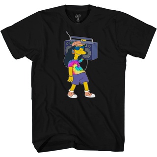 ผ้าฝ้ายคอกลมเสื้อยืด พิมพ์ลายกราฟฟิค Krusty The Clown Burger สําหรับผู้ใหญ่from S-4XL