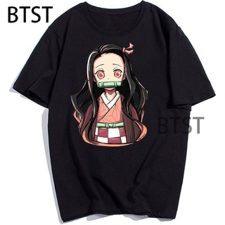 เสื้อยืด พิมพ์ลายกราฟิก Demon Kimetsu No Yaiba สไตล์วินเทจ แฟชั่นสําหรับผู้ชาย