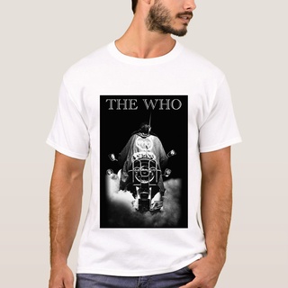 เสื้อยืดผ้าฝ้ายพิมพ์ลายคลาสสิก พร้อมส่ง เสื้อยืดแขนสั้น พิมพ์ลาย The Who Daek Motocycly สีขาว หลากสี สําหรับผู้ชาย และผู