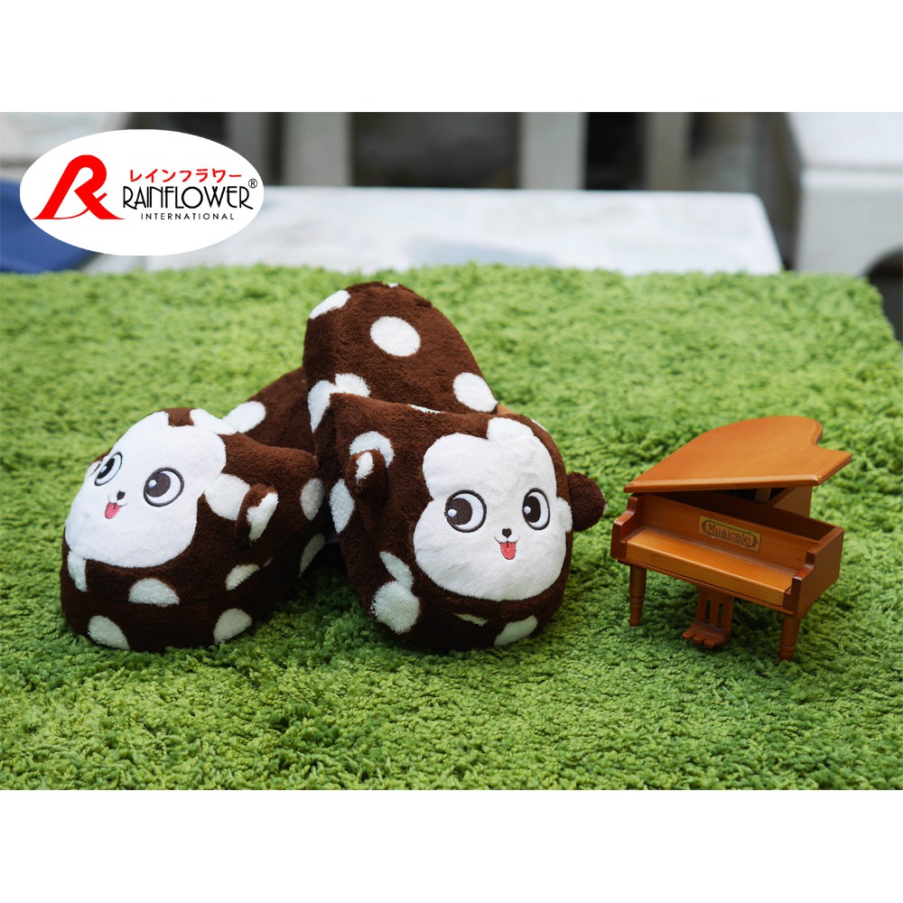 Rainflower รองเท้าใส่ในบ้าน ลายน้องลิงจั๊ก ขนาด 38-39