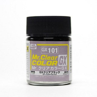 Mr.Hobby MR.CLEAR COLOR GX101 Clear Black 4973028420050 (สี)