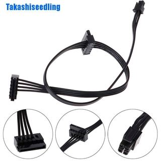 SATA POWER LENOVO Takashiseedling 1 ชิ้น 45 ซม . Mini 4 Pin To 2 Sata Ssd สายเคเบิ้ลพาวเวอร์ซัพพลายสําหรับ Lenovo M 410 M 610 M 415