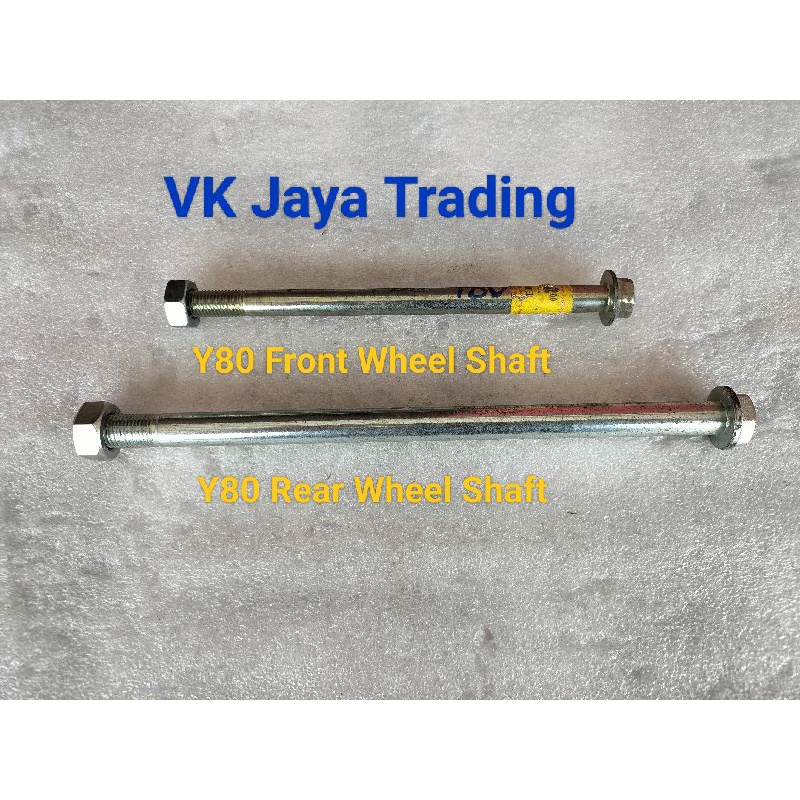 Yamaha Y80 Y88 เพลาล้อหน้าหรือหลัง 1unit